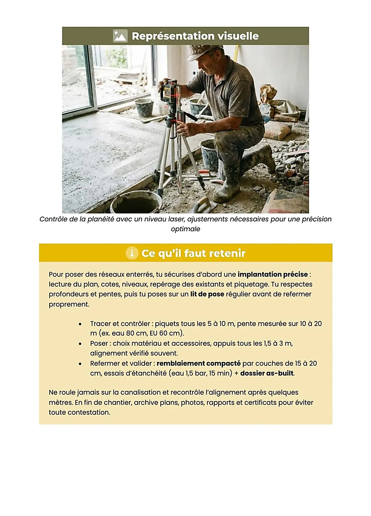 Example Fiche de Révision BP Maçon