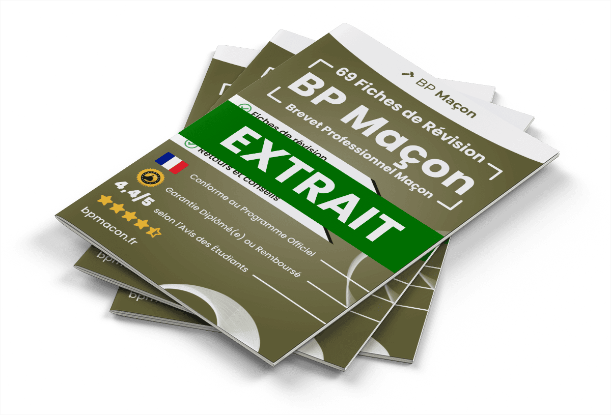 Extrait Fiches Révision gratuites BP Maçon